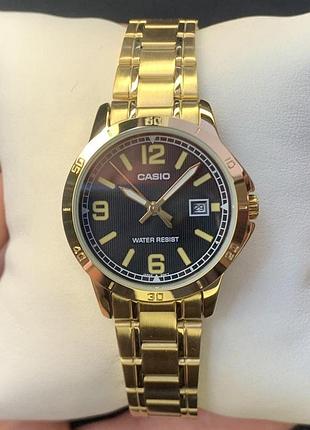 Часы женские casio ltp-v004g-1b timeless collection оригинал гарантия 2 года в коробке