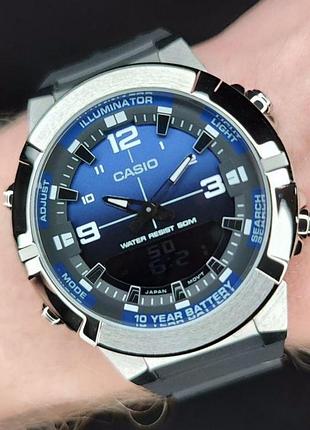 Мужские часы casio amw-870a-2a оригинал в коробке касио