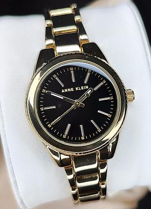 Годинник жіночий anne klein ak/5040bkgb оригінал в коробці анна кляйн