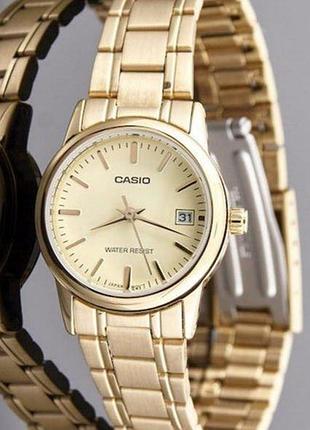 Часы женские casio ltp-v002g-9a timeless collection оригинал гарантия 2 года в коробке