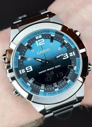 Мужские часы casio amw-870da-2a2 оригинал в коробке касио
