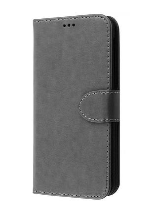 Чохол universal leather case 6.1-6.9" (gray) 54054