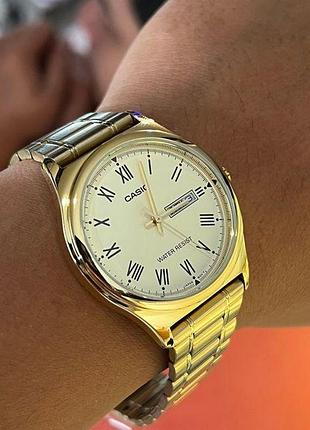 Мужские часы casio mtp-v006g-9b оригинал в коробке касио