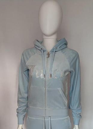 Худи зепка кофта велюровая juicy couture оригинал xs, s, m