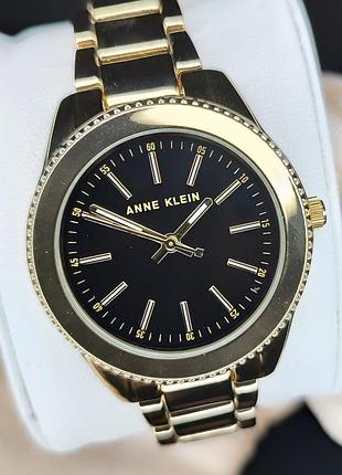 Годинник жіночий anne klein ak/5042bkgb оригінал в коробці анна кляйн