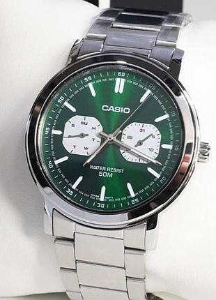 Мужские часы casio mtp-e335d-3e оригинал гарантия 2 года в коробке