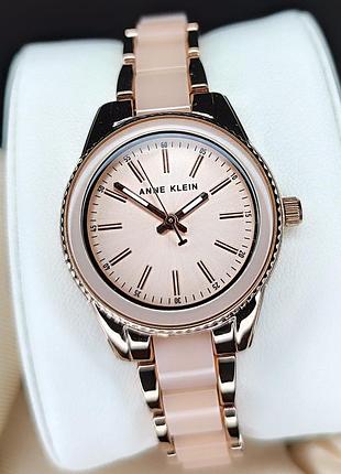 Часы женские anne klein ak/3212lprg оригинал в коробке анна кляйн