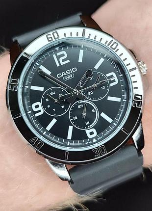 Мужские часы casio mtp-vd300-1b оригинал в коробке касио