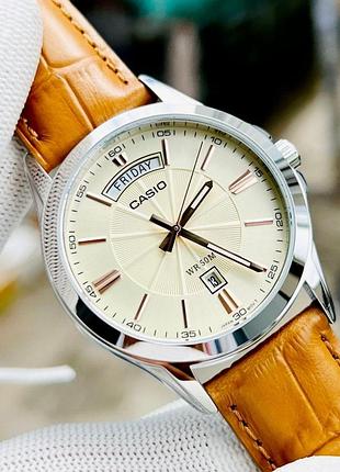 Мужские часы casio mtp-1381l-9a оригинал в коробке касио