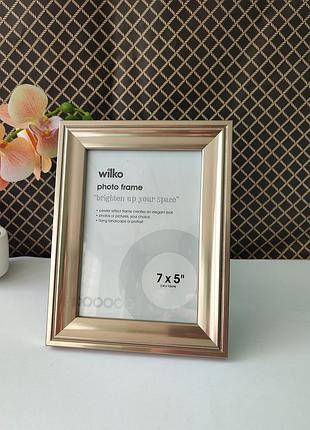 Фоторамка wilko с оловянным эффектом