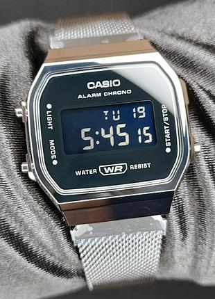 Мужские часы casio a168wemb-1b оригинал в коробке касио