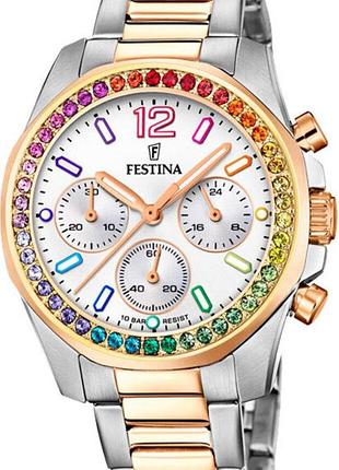 Часы женские festina rainbow f20608/2 оригинал в коробке фестина