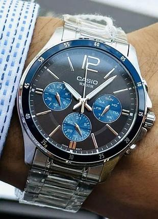 Мужские часы casio mtp-1374d-2a оригинал в коробке касио
