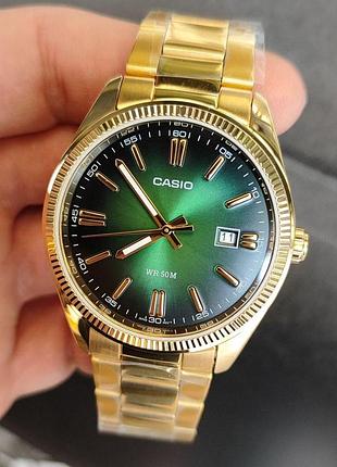Мужские часы casio mtp-1302pgc-3a оригинал в коробке касио