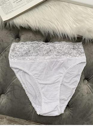 Bodywear белые трусики с кружевом в виде новых