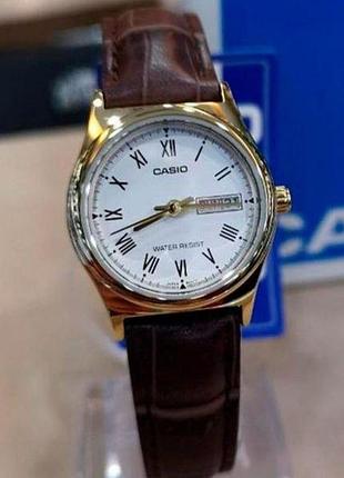 Годинник жіночий casio ltp-v006gl-7b timeless collection оригінал гарантія 2 роки в коробці
