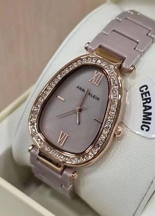 Годинник жіночий anne klein ak/5012rgtp оригінал в коробці анна кляйн