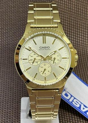 Мужские часы casio mtp-v300dg-9a оригинал в коробке касио