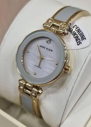 Годинник жіночий anne klein ak/1980lggb оригінал в коробці анна кляйн