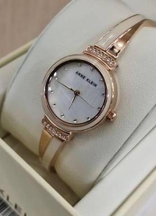 Годинник жіночий anne klein ak/2216blrg оригінал в коробці анна кляйн