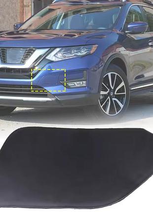 Заглушка nissan rogue / x-trail 2017-2020 буксир крюка переднего бампера 622a06fl0h