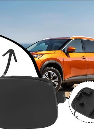 Заглушка буксировочного крюка переднего бампера nissan rogue 2021–2023 (622a0-6rr0h)