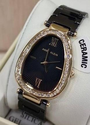 Часы женские anne klein ak/5012gpbk оригинал в коробке анна кляйн