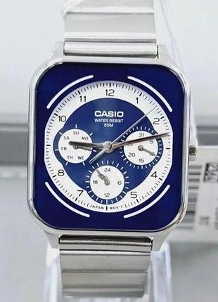 Мужские часы casio mtp-m307d-2b оригинал гарантия 2 года в коробке