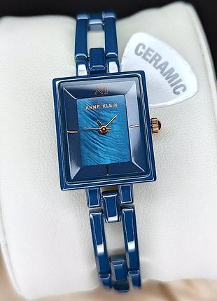 Годинник жіночий anne klein ak/4080nvnv оригінал в коробці анна кляйн