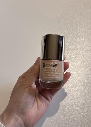Тональний крем clarins everlasting youth fluid 107c