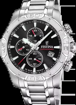 Часы мужские festina timeless chronograph f20704/3 оригинал в коробке фестина