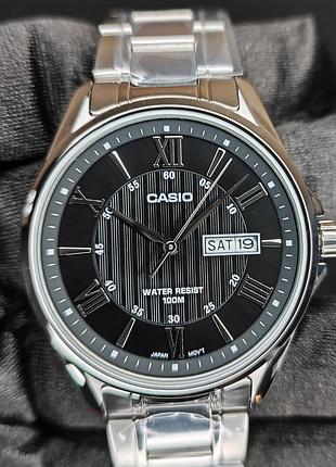 Мужские часы casio mtp-1384d-1a оригинал в коробке касио