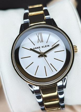 Годинник жіночий anne klein ak/3877svtt оригінал в коробці анна кляйн