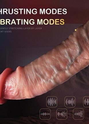 Фаллоимитатор с вибро perfecto skin 18+ 3