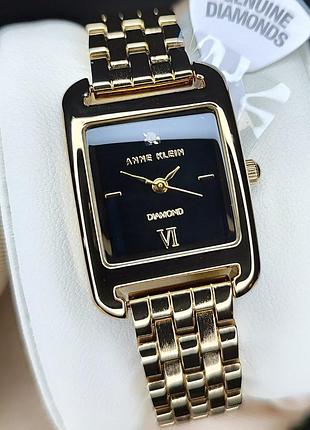 Годинник жіночий anne klein ak/5060bkgb оригінал в коробці анна кляйн