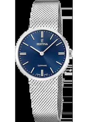 Часы женские festina f20075/3 grace swiss made оригинал в коробке фестина