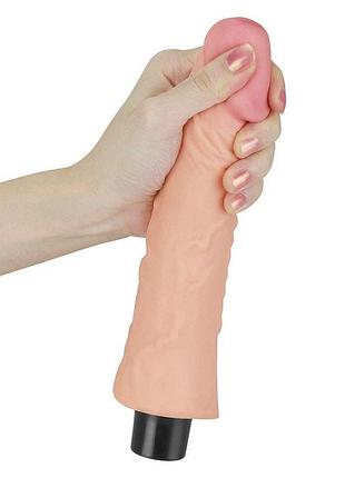 Фаллоимитатор с вибрацией real softee 8.3" long 2