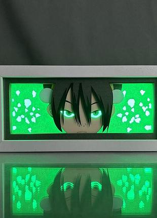 Многослойный ночник лампа аниме toph beifong тоф светильник аватар легенда о аанге rgb (zdd-78)