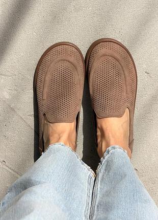 Базові лофери barefoot ™️ nikart
колір: коричневий | тоффі, натуральна замша з перфорацією