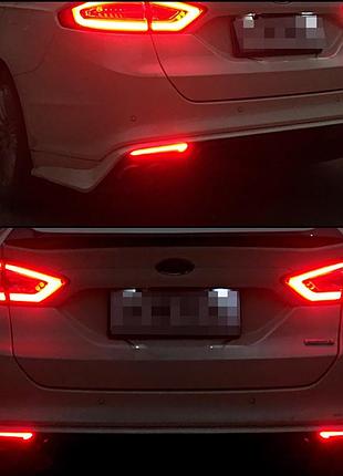 Отражатель катафот актив led комплект ford fusion mk5 13-18 красный ds7z-13a565-k