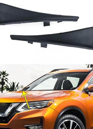 Молдинги лобового стекла nissan rogue / x-trail 2014-2020 668954cl0a, 668954ba1a, 668944cl0a, 668944ba1a