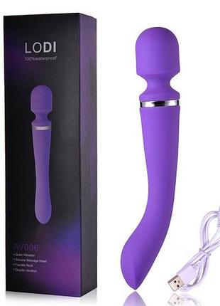 Вибратор двухсторонний lodi usb 18+ 8