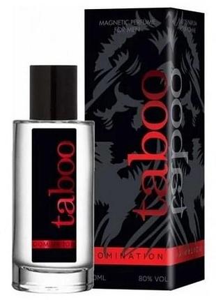 Туалетная вода с феромонами для мужчин taboo domination for men, 50 ml