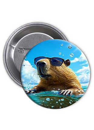 Значок hydrochoerus капібара capybara 38