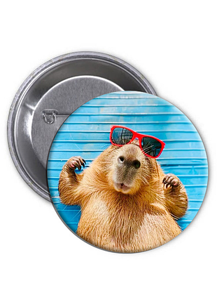 Значок hydrochoerus капибара capybara 39