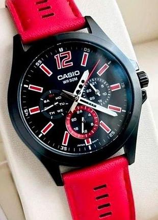 Мужские часы casio mtp-e350bl-1b оригинал гарантия 2 года в коробке