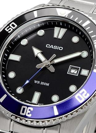 Мужские часы casio mdv-107d-1a2 divers оригинал гарантия 2 года в коробке