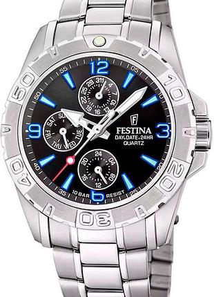 Часы мужские festina multifunction collection f20666/1 оригинал в коробке фестина