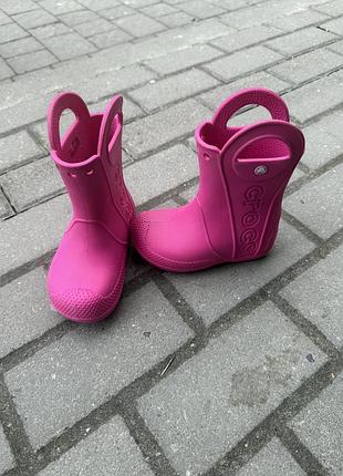 Резиновые сапожки crocs оригинал с9