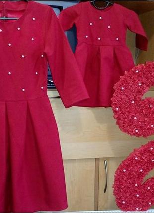 Набор платья family look (фемили лук)